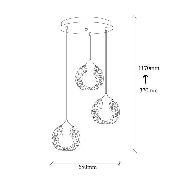 Lustră neagră ø 65 cm Fellini – Opviq lights-image-3