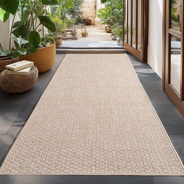 Covor pentru exterior și interior bej 80x150 cm Ibiza 1901 – Ayyildiz Carpets-image-1