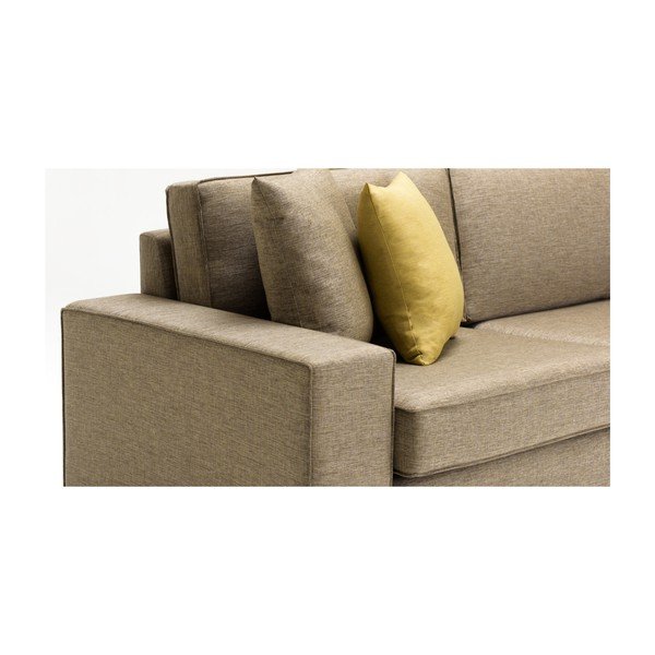 Canapea cu 3 locuri Balcab Home Doty, maro-image-2