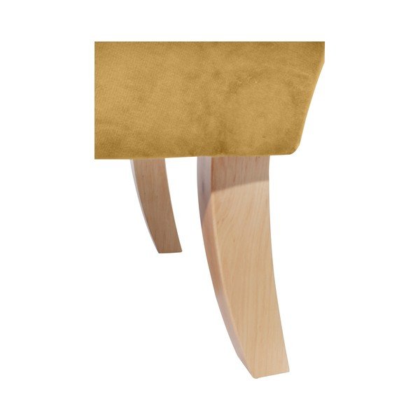 Fotoliu Max Winzer Brandon Suede, galben muștar-image-1