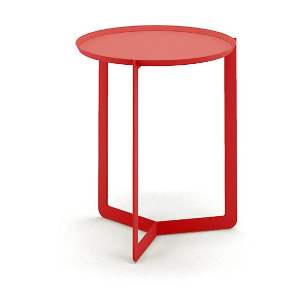 Măsuță auxiliară MEME Design Round, Ø 40 cm, roșu