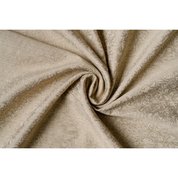 Draperie bej din jacquard 140x260 cm Marciano – Mendola Fabrics-image-2