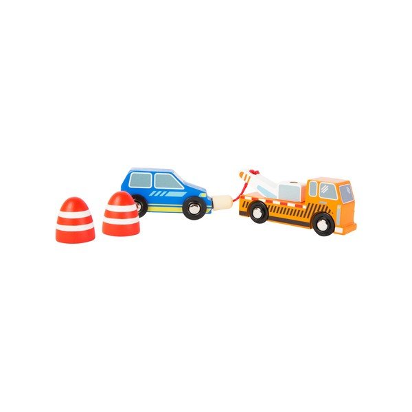 Set mașinuțe și semne de circulație pentru copii Legler Tow-image-1