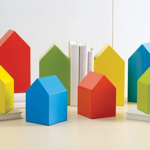 Set 4 căsuțe mici multicolore Design Ideas House