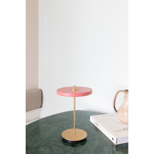 Veioză roz LED cu intensitate reglabilă cu abajur din metal (înălțime 31 cm) Asteria Move – UMAGE-image-4