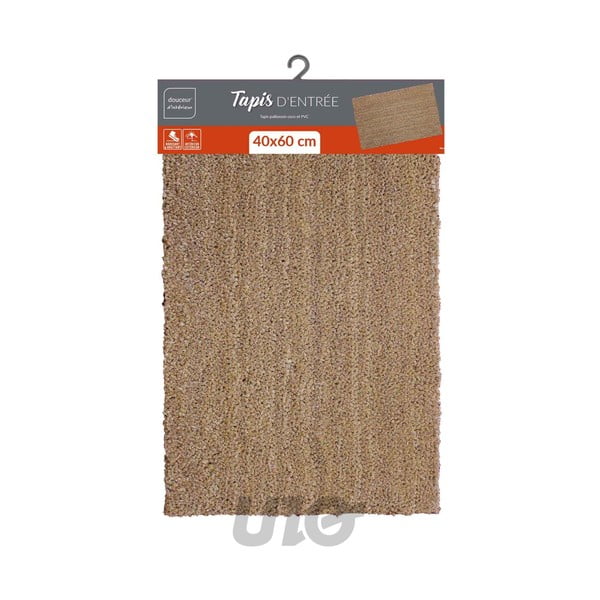 Covoraș de intrare din fibre de nucă de cocos 40x60 cm Paco – douceur d'intérieur-image-1