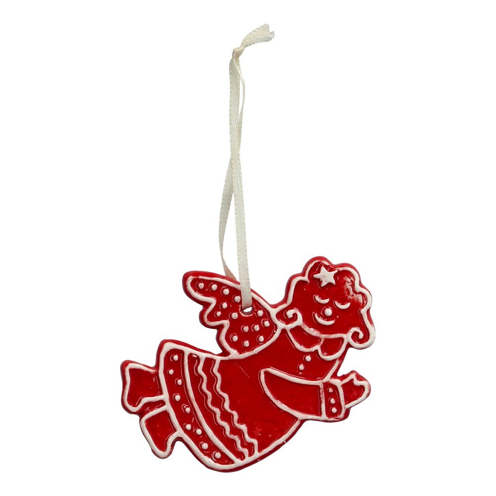 Ornament de Crăciun din ceramică 10 cm Vinterby – Dakls