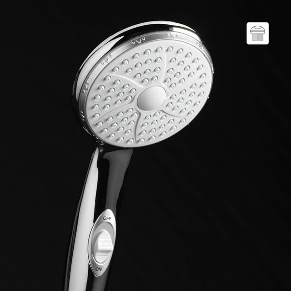 Cap de duș cu furtun  ø 10 cm Hydro – douceur d'intérieur-image-2