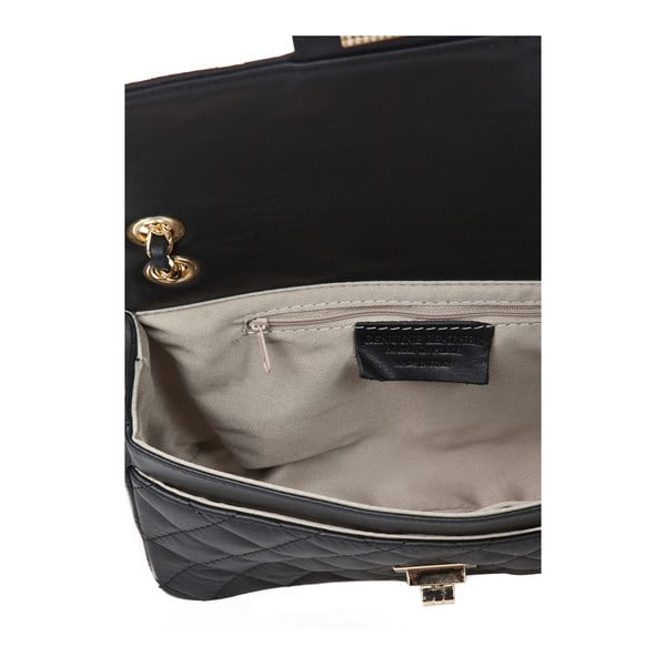 Geantă din piele Markese Basilo, negru -image-2