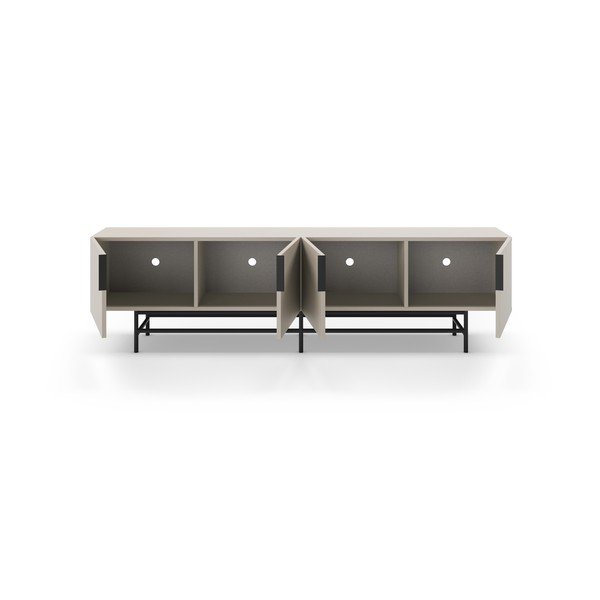 Comodă TV crem 200x54,5 cm Eldia – Marckeric-image-2