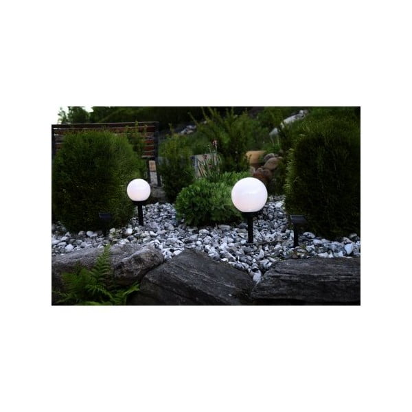 Lampadar solar LED pentru grădină Star Trading Globe Stick, ⌀ 20 cm-image-2