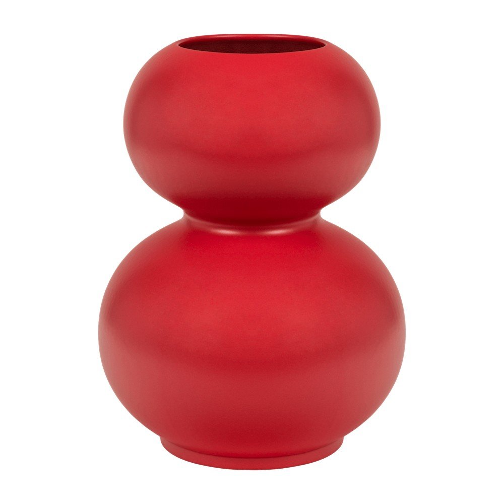 Vază roșie din ceramică (înălțime 36 cm) Tuga – noo.ma