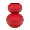 Vază roșie din ceramică (înălțime 36 cm) Tuga – noo.ma