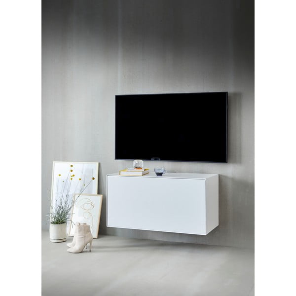 Masă TV albă 91x46 cm Edge by Hammel - Hammel Furniture-image-1
