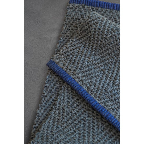 Covor tip traversă verde închis din iută 80x245 cm Notes – Mette Ditmer Denmark-image-2