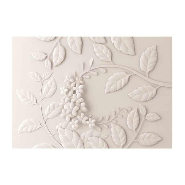Tapet în format mare Artgeist Creamy Paper Flowers, 200 x 140 cm