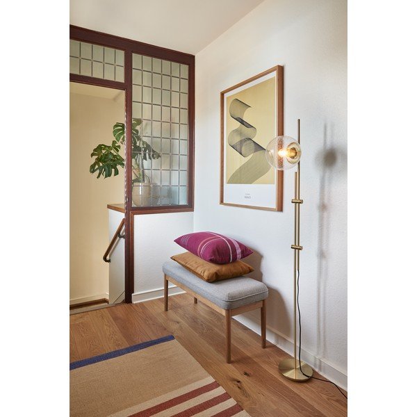 Lampadar alămiu cu abajur din sticlă (înălțime 147 cm) Bubble – Hübsch-image-3