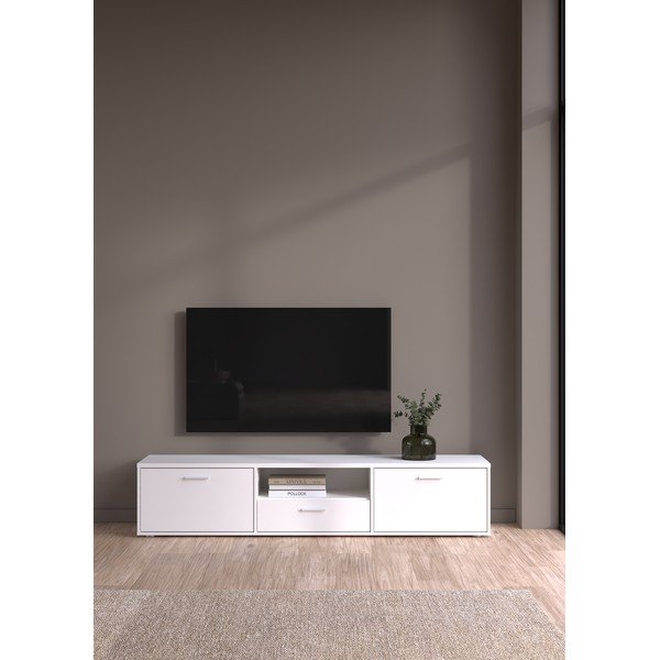 Comodă TV  albă 177x38 cm Media – Tvilum-image-1