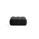 Taburet modular gri antracit cu tapițerie din țesătură bouclé Bellis – Micadoni Home