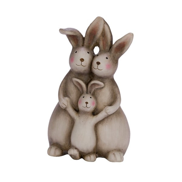 Decorațiune din ceramică pentru Paște Ego Dekor Bunny Family