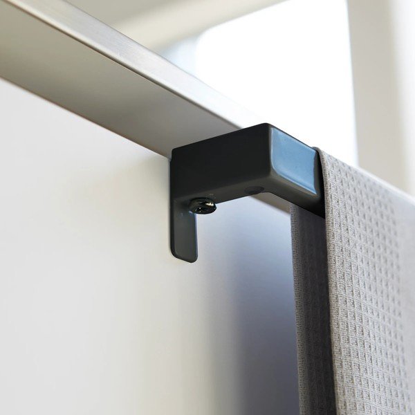 Suport pentru prosoape de bucătărie  negru de agățat Tower – YAMAZAKI-image-2