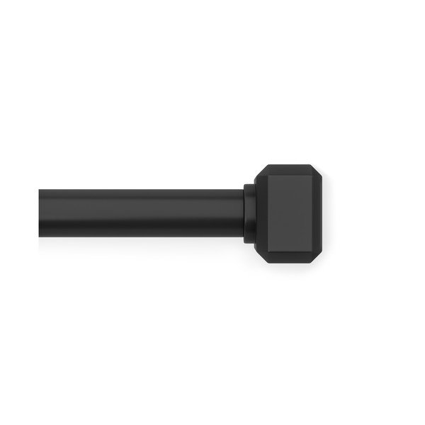 Galerie de perdea negru-mat extensibilă din oțel 107 - 305 cm Geo – Umbra