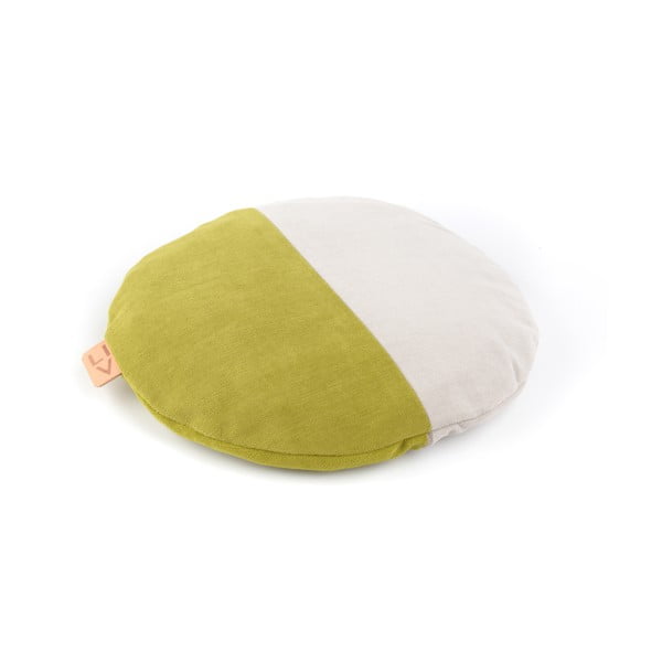 Pernă Linda Vrňáková Lentils, verde - crem-image-4