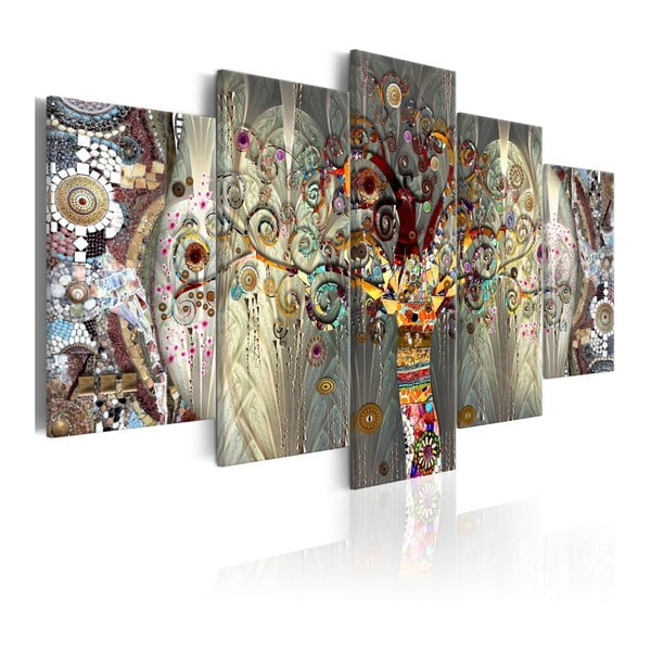 Tablou pe pânză din mai multe piese Artgeist Tree of Life, 200 x 100 cm