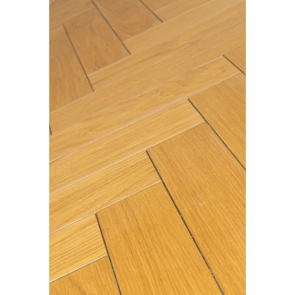 Masă de dining cu blat cu aspect de lemn de stejar 90x180 cm Class – Dutchbone-image-1