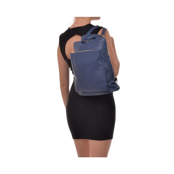 Rucsac din piele Isabella Rhea Turo, albastru-image-3