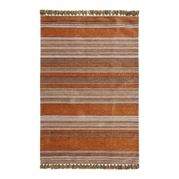 Covor Eco Rugs Cappucino Stripes, 80 x 150 cm