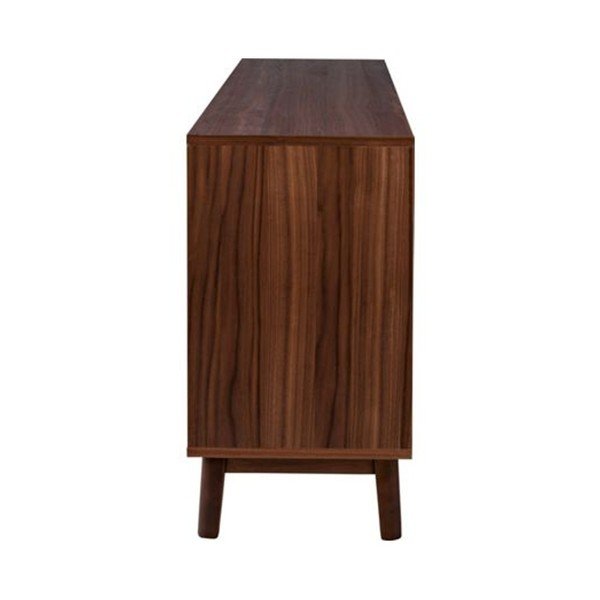 Comodă TV cu 2 sertare Jitona Merrik, maro închis-image-1