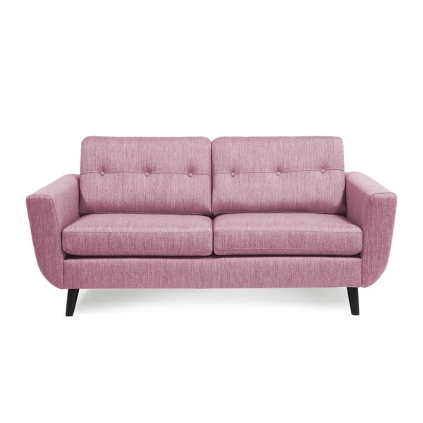 Canapea cu 2 locuri Vivonita Harlem, roz deschis