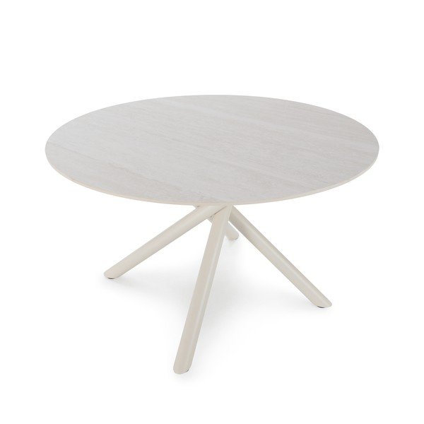 Masă de dining rotundă cu blat ceramic ø 119,5 cm Talia – Marckeric-image-2