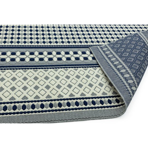 Covor Asiatic Carpets Antibes Geometric, 160 x 230 cm, albastru-alb-image-4