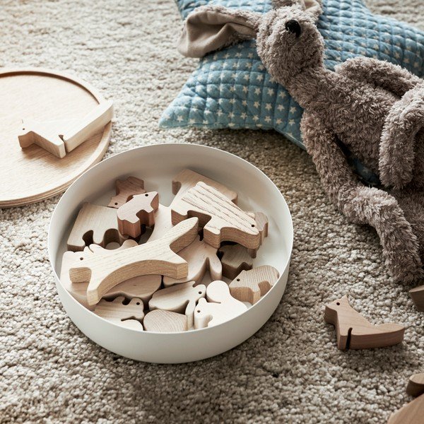 Cutie de depozitare din metal decorativă Rin – YAMAZAKI-image-3