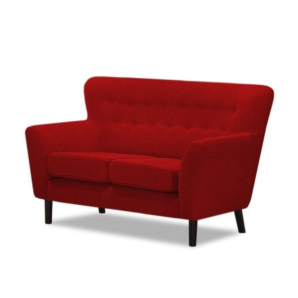 Canapea pentru 2 persoane Wintech Leeds, roșu