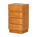 Comodă în culoare naturală 40x70x34 cm Fejo – WOOOD