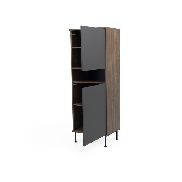 Dulap Tenzo Daxx, 56 x 161 cm, gri antracit-image-4