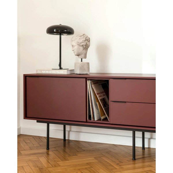 Comodă TV burgundy 189x61x42 cm Mod – noo.ma-image-4