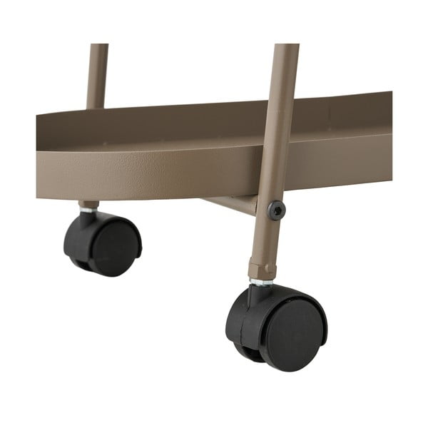 Măsuță de servire cu roți din metal 27,5x60 cm Empoli – House Nordic-image-4