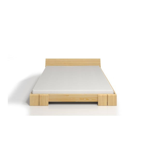 Pat dublu din lemn de pin SKANDICA Vestre, 200 x 200 cm-image-1