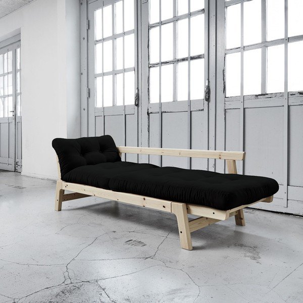  Canapea extensibilă Karup Step Natural/Black-image-2