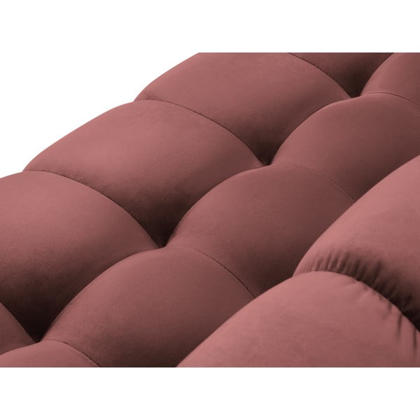 Canapea din catifea Cosmopolitan Design Bali, roz-image-1