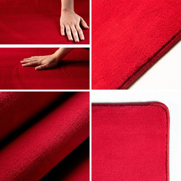 Covor roșu lavabil 80x150 cm Sky – Ayyildiz Carpets-image-3