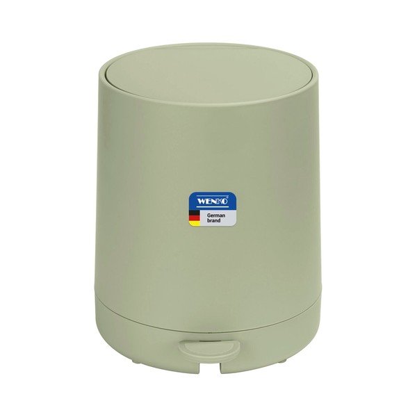 Coș de gunoi verde cu pedală din plastic 5 l Fablo – Wenko-image-3