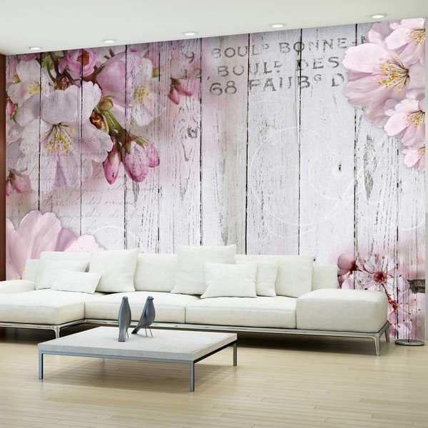 Tapet în format mare Bimago Apple Blossoms, 400 x 280 cm-image-1