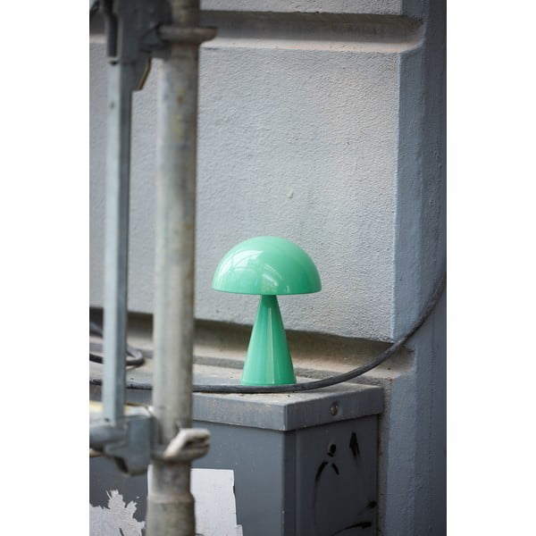 Veioză verde-mentă LED cu intensitate reglabilă (înălțime 20 cm) Mush – Hübsch-image-1