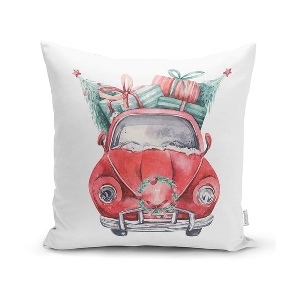 Față de pernă 43x43 cm  cu model de Crăciun Full Ride – Mila Home
