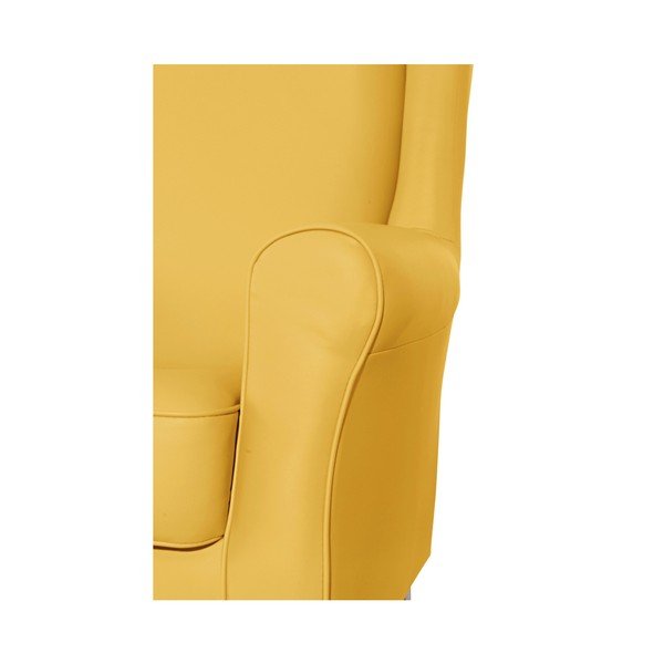 Fotoliu Max Winzer Lorris Leather Corn, galben-image-4